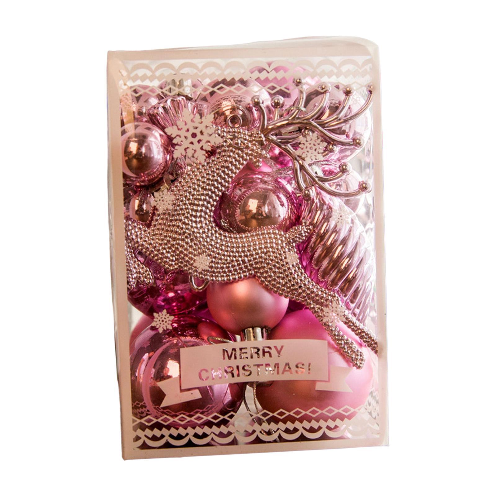 130Pcs Christmas Tree Ornaments Baubles for Home Decoration