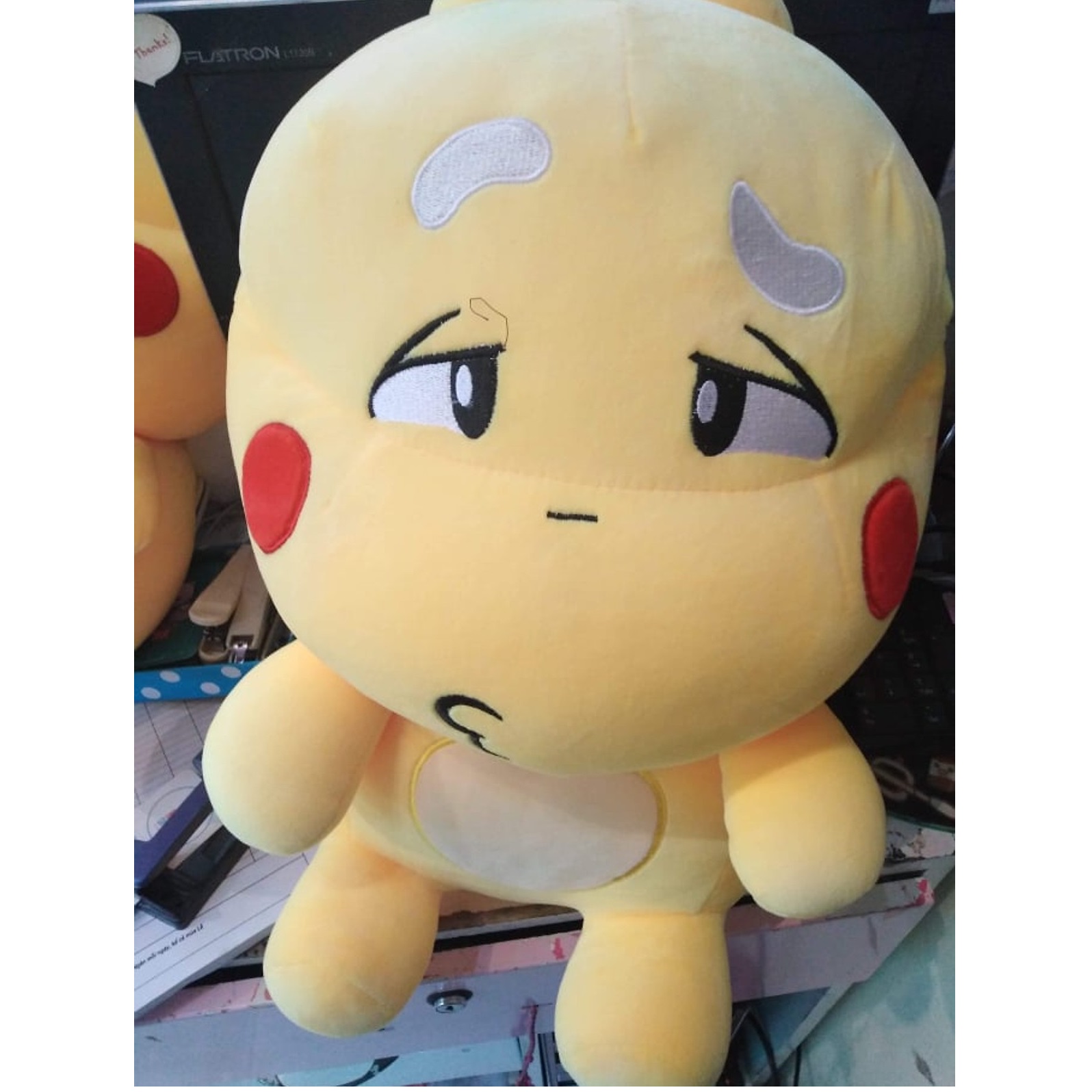 Thú bông Qoobee lông mịn ngồi