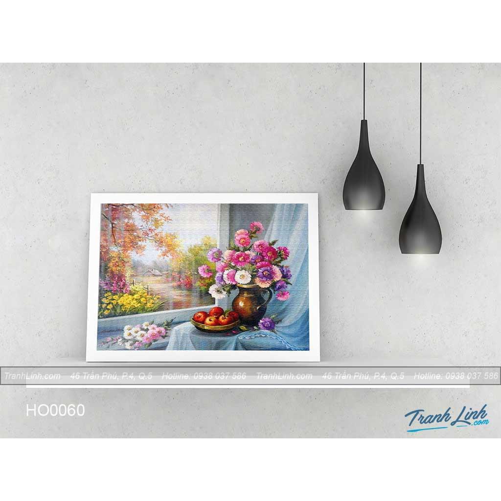 Tranh Canvas hoa treo tường trang trí phòng khách ho.ttph0109