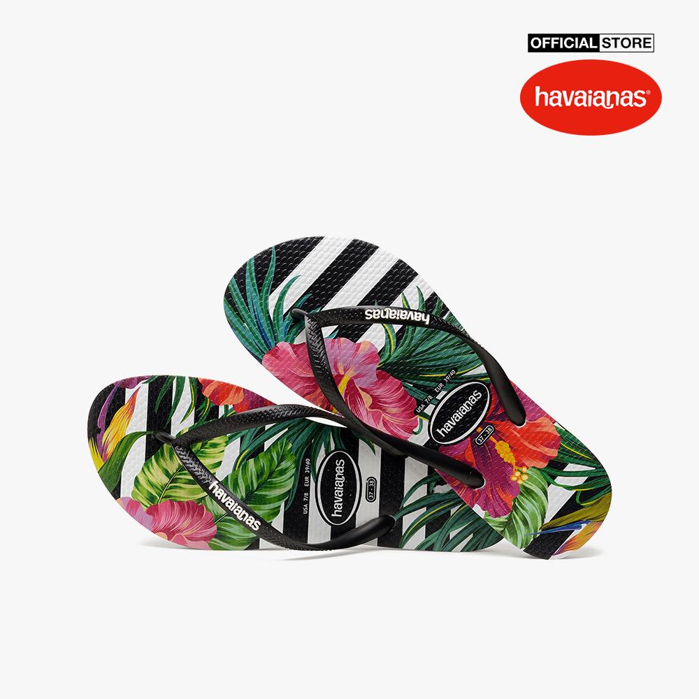 HAVAIANAS - Dép nữ Slim Tropical Floral 4139406-4343