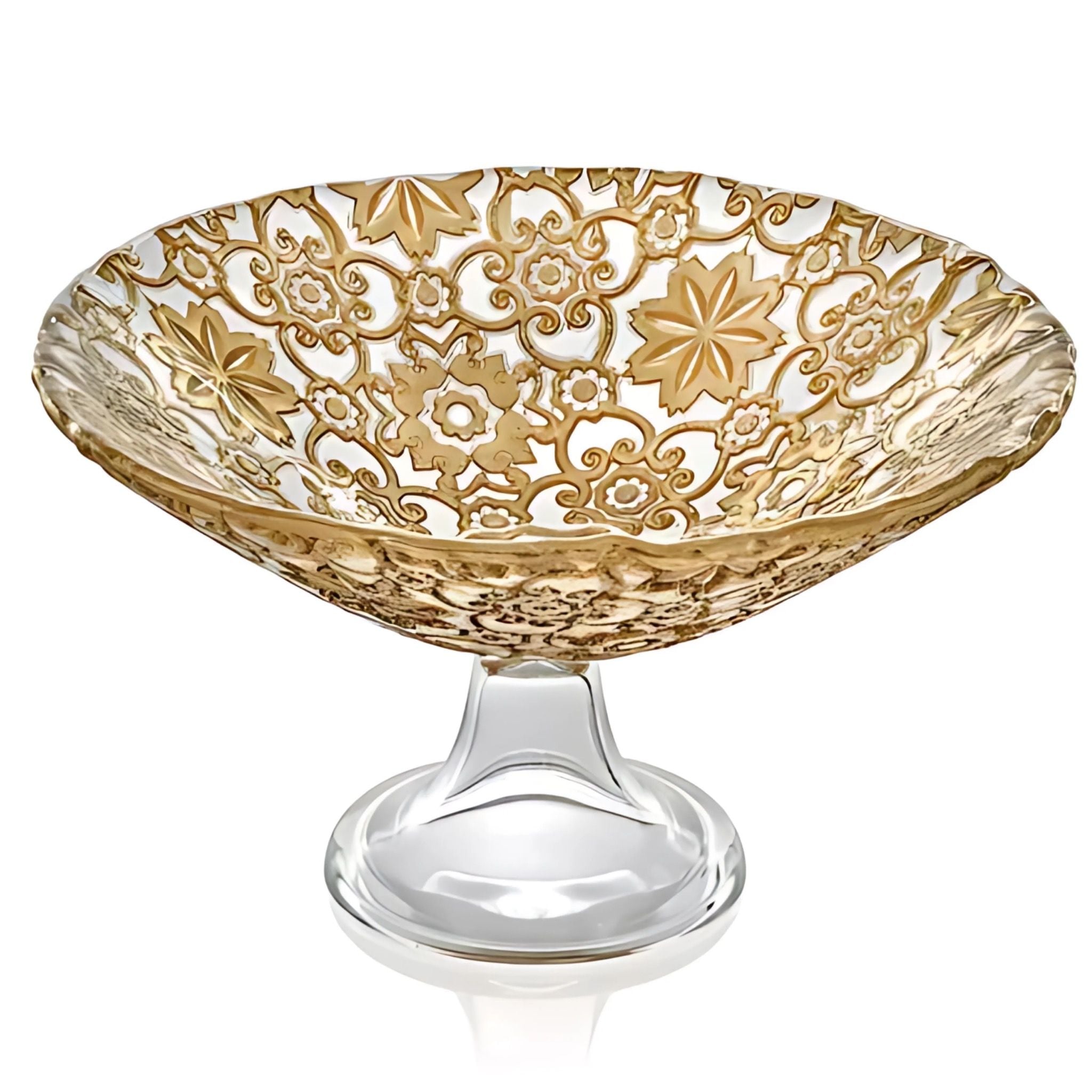 Chân bồng IVV Arabesque Gold Leaf 25cm hàng chính hãng