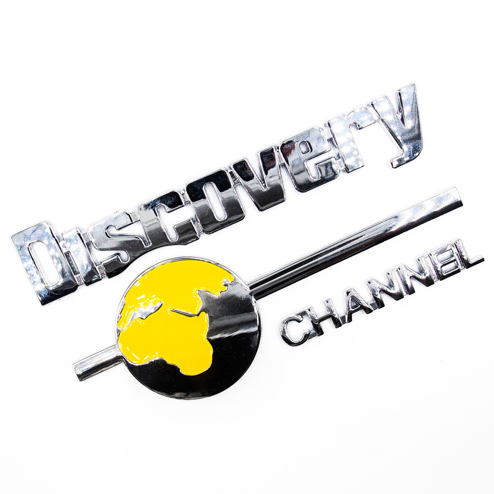 Discovery Channel - Set 3 miếng Sticker metal hình dán kim loại 3D