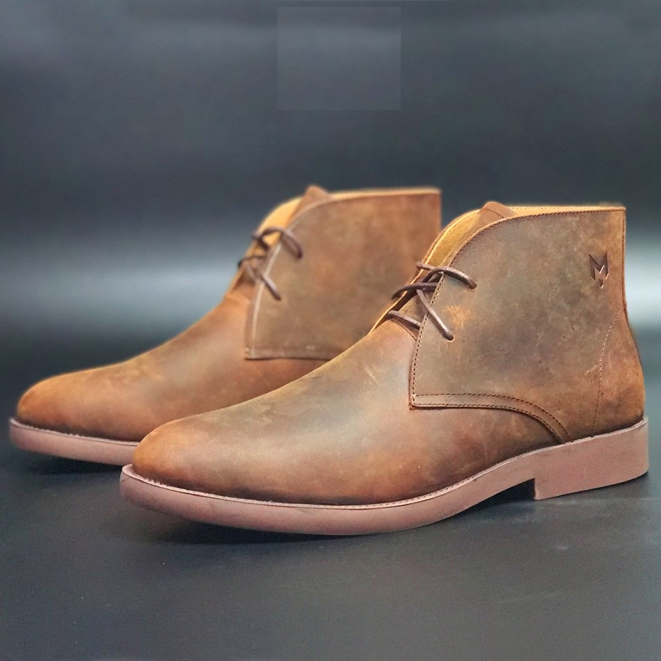 [ SIÊU PHẨM] Chukka Boots Da Sáp Ngựa Điên Còn Hơn Cả Boots