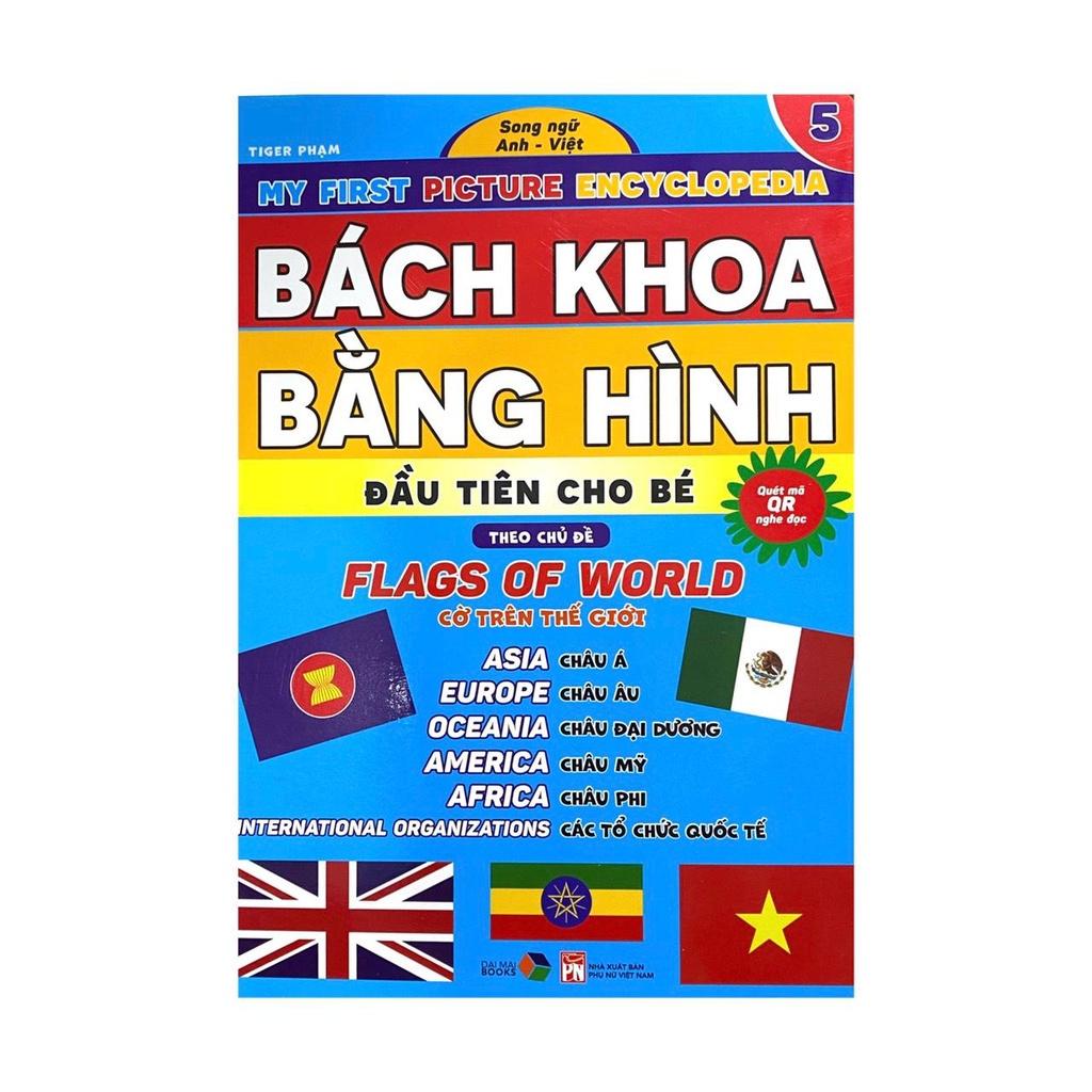 Bách khoa bằng hình đầu tiên cho bé theo chủ đề bộ 5 cuốn - song ngữ Anh Việt - MCBOOKS