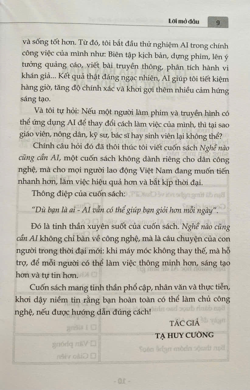 Nghề Nào Cũng Cần AI