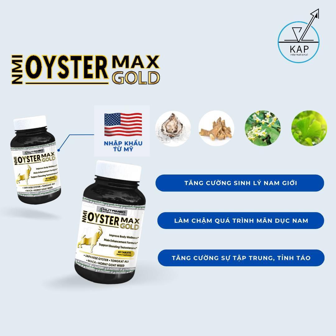 Viên Hàu Biển Nhật Bản Oyster Max Gold Bổ Thận Tăng Cường Sinh Lý Nam