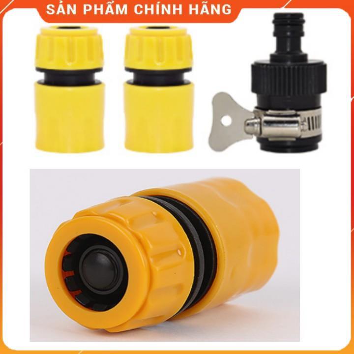 Máy bơm️Evoucher️ Bộ dây vòi xịt nước rửa xe, tưới cây , tăng áp 3 lần, loại 20m 206587 cút sập+ mở chai