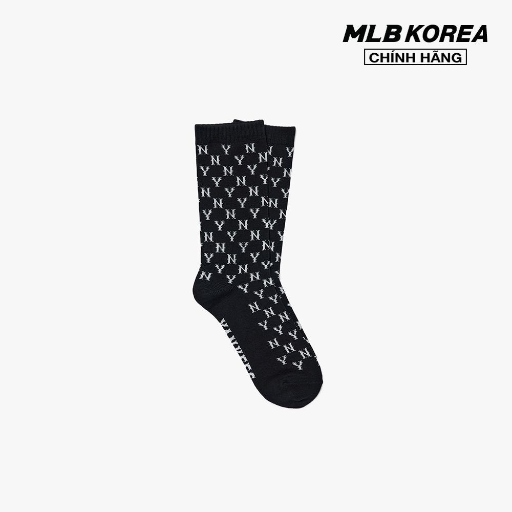 MLB - Vớ cổ cao unisex Classic Monogram 3ASOMM12N-50BKS