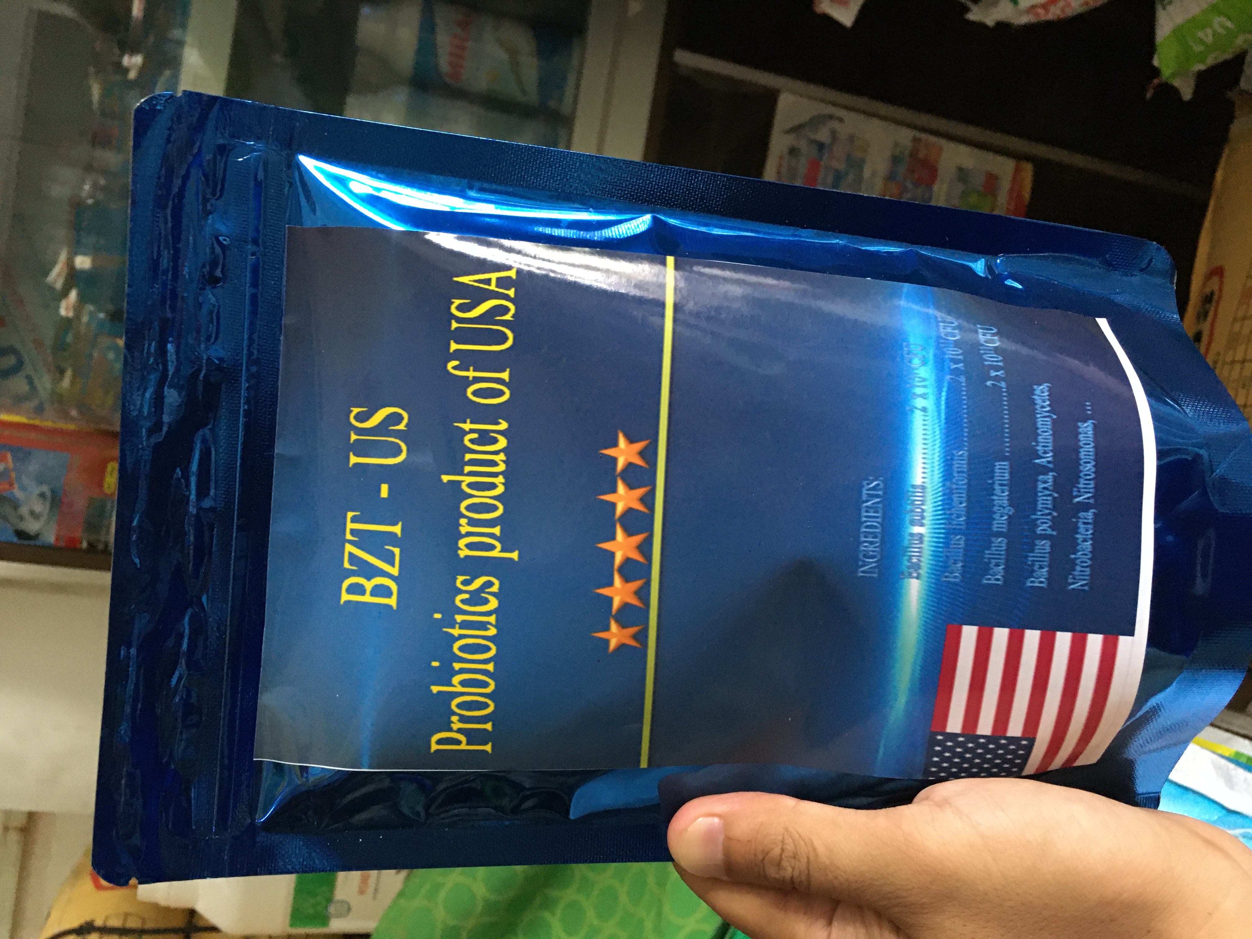 BZT usa diệt rong nhớt , giảm khí độc No2, No3 ...phân huỷ cặn bả hữu cơ cho tôm cá
