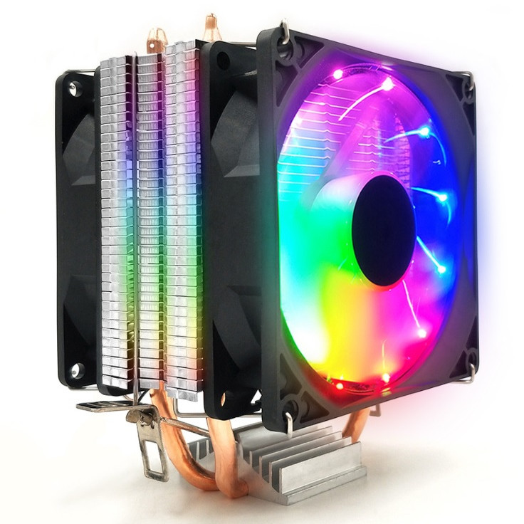 Quạt tản nhiệt CPU CoolerMan RGB 2 ống đồng.