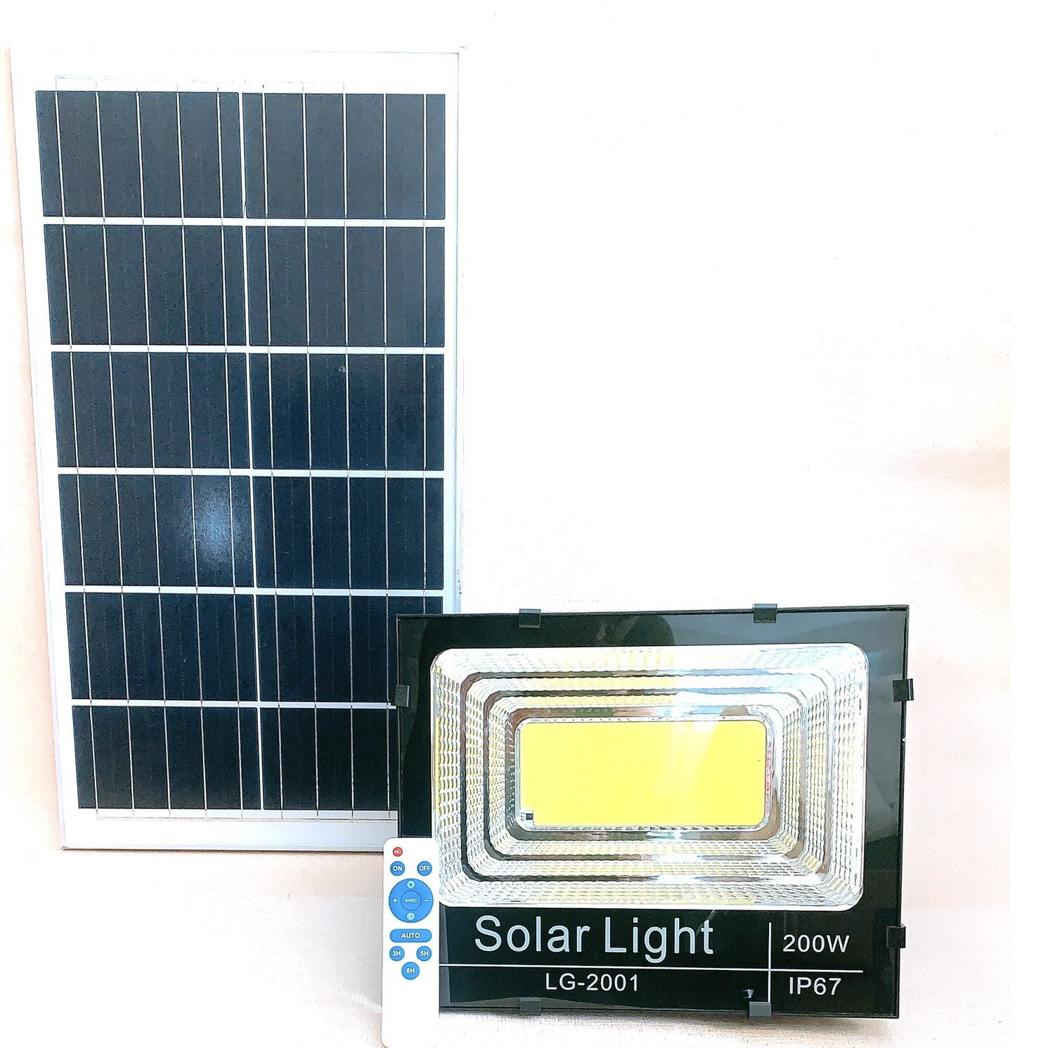 Đèn Pha Năng Lượng Mặt Trời COB 200w