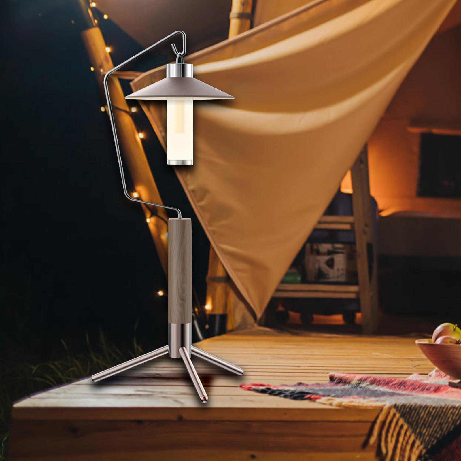 Lantern Stand Desktop Foldable Backpacking BBQ Outdoor Camping Lamp Pole