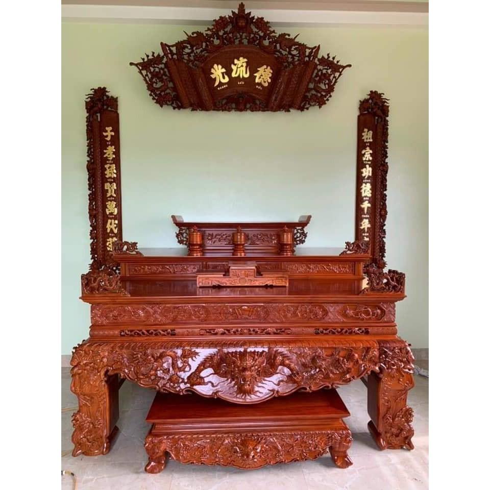Hoành phi câu đối gỗ gụ