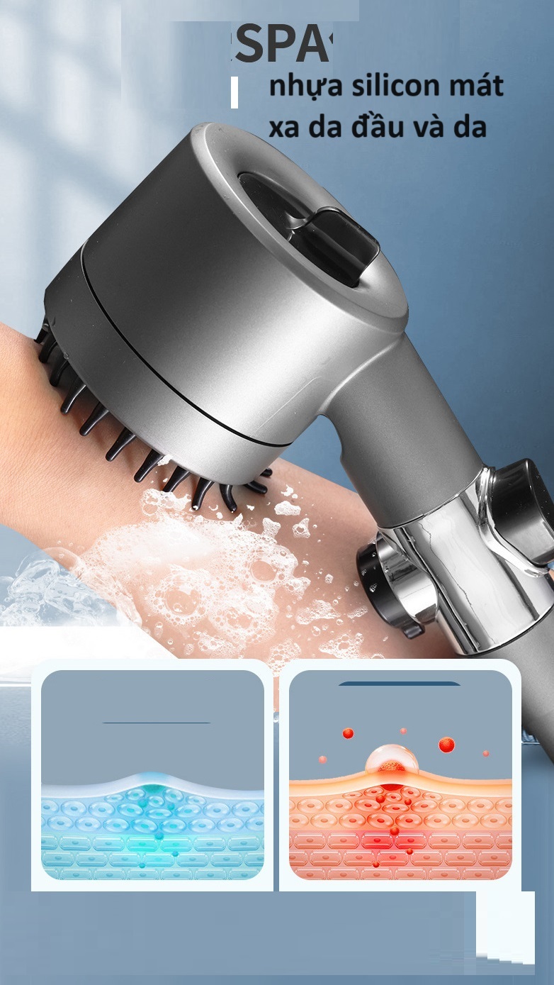 Vòi nước hoa sen áp lực tiết kiệm nước, vòi hoa sen có thể tháo rời water tap shower tương tự vòi sen lọc ion