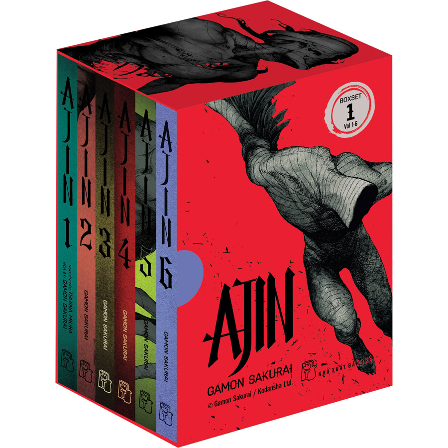 Ajin - Boxset Số 1 (Tập 1 - 6) - Tặng Kèm Bookmark 3D