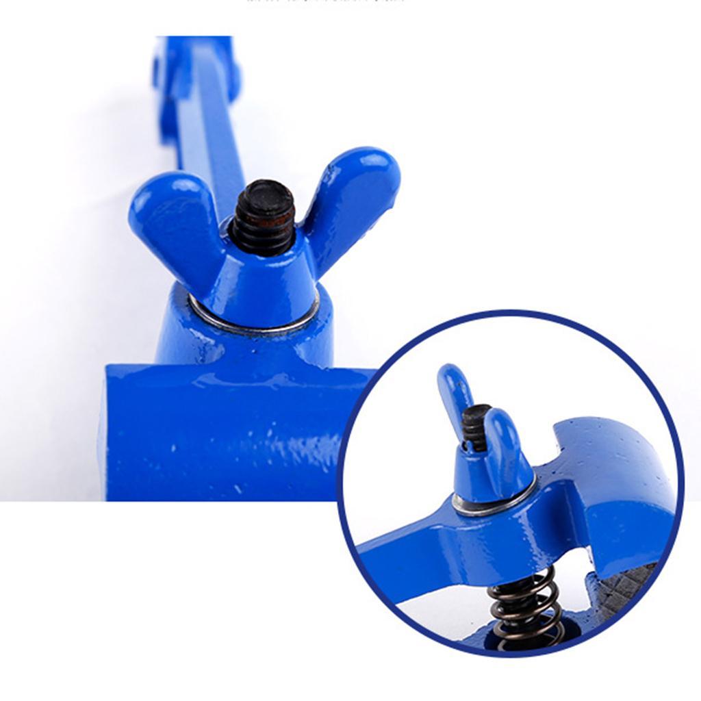2 Pieces Blue Hand Held Hobby Mini Vise for Jewelry Making Tool 12cm/16cm