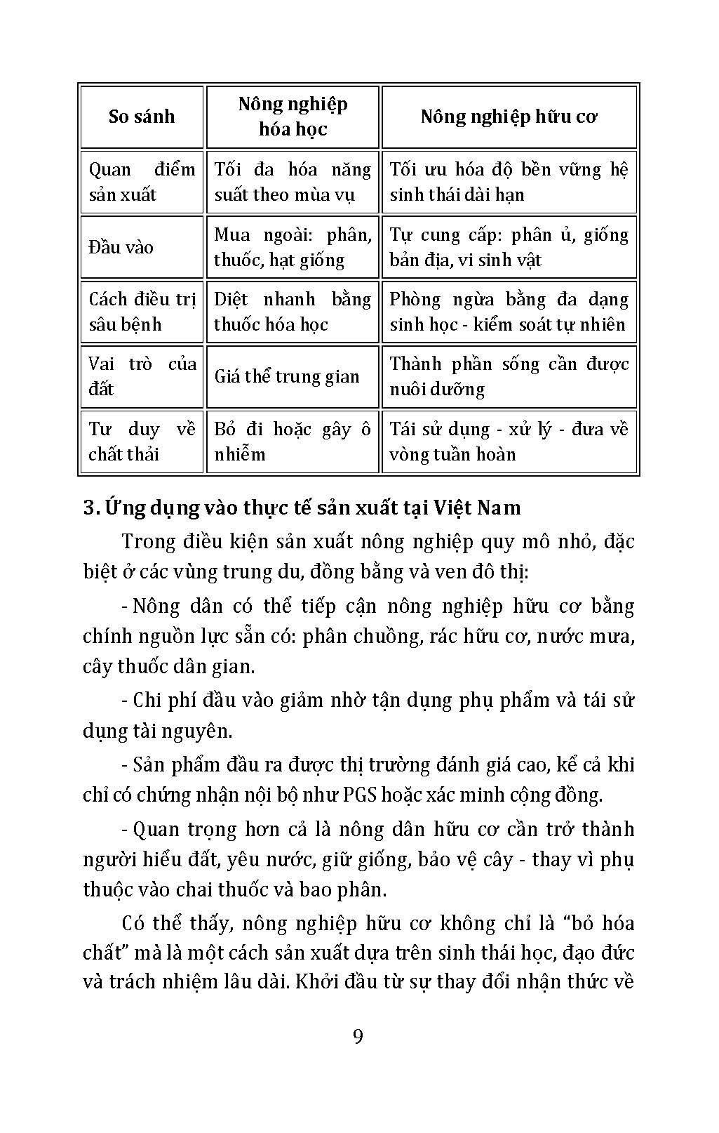 Nông Nghiệp Hữu Cơ - Canh Tác Tiết Kiệm Nước Và Xử Lý Nước Thải