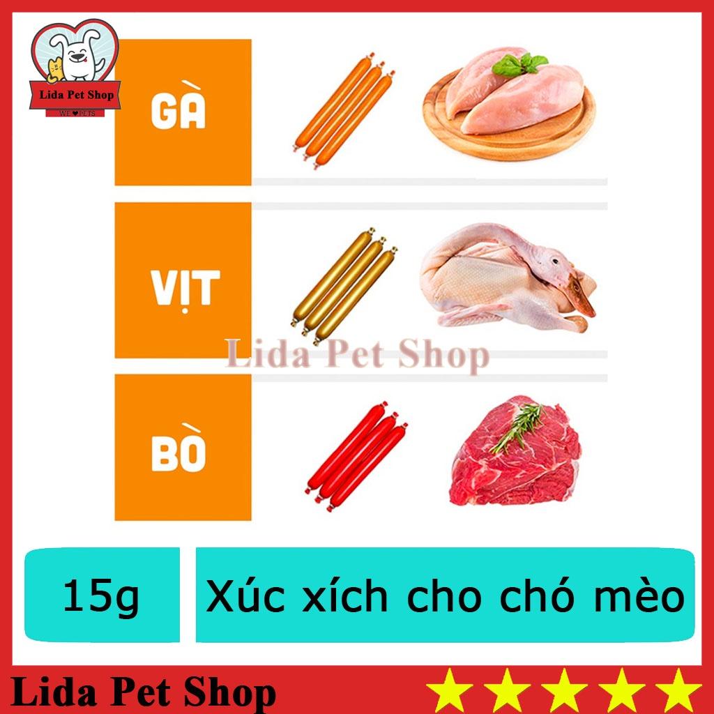 Xúc xích cho chó mèo thanh 15gr