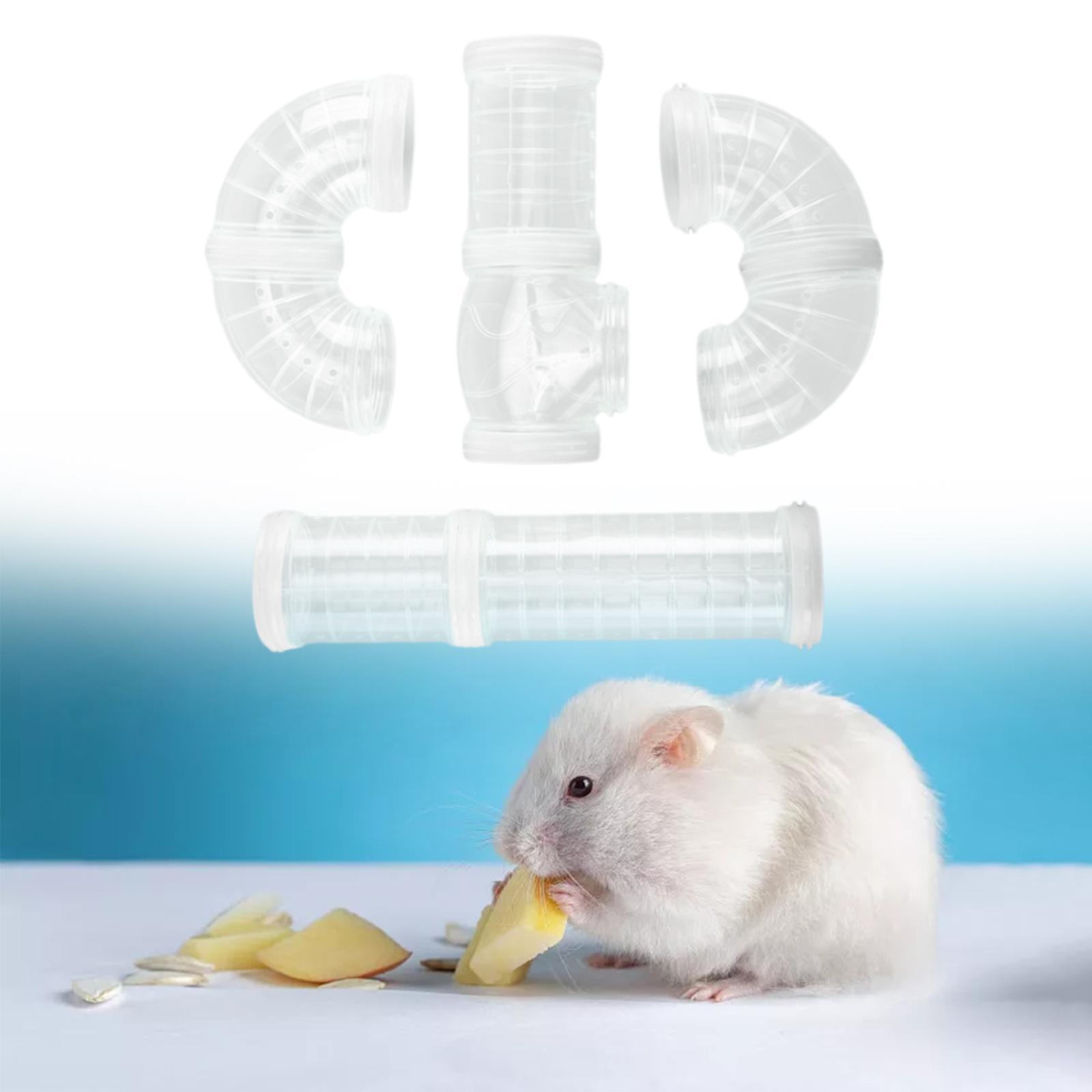 Hamster Tube Set DIY 8Pcs Hamster Exercise Toys for Hamster Cage Accessories