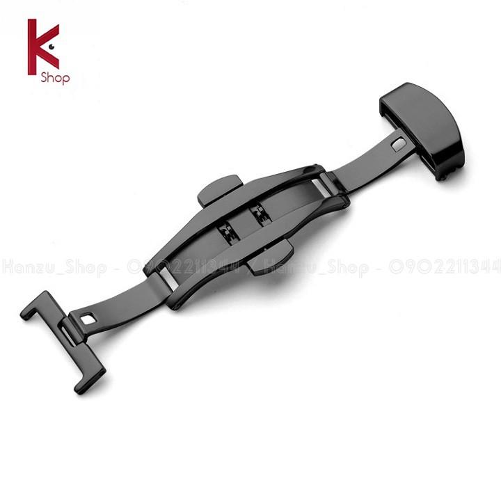 Khóa bướm đồng hồ loại 2 nút bấm - Khóa Đồng Hồ 16mm 18mm 20mm 22mm