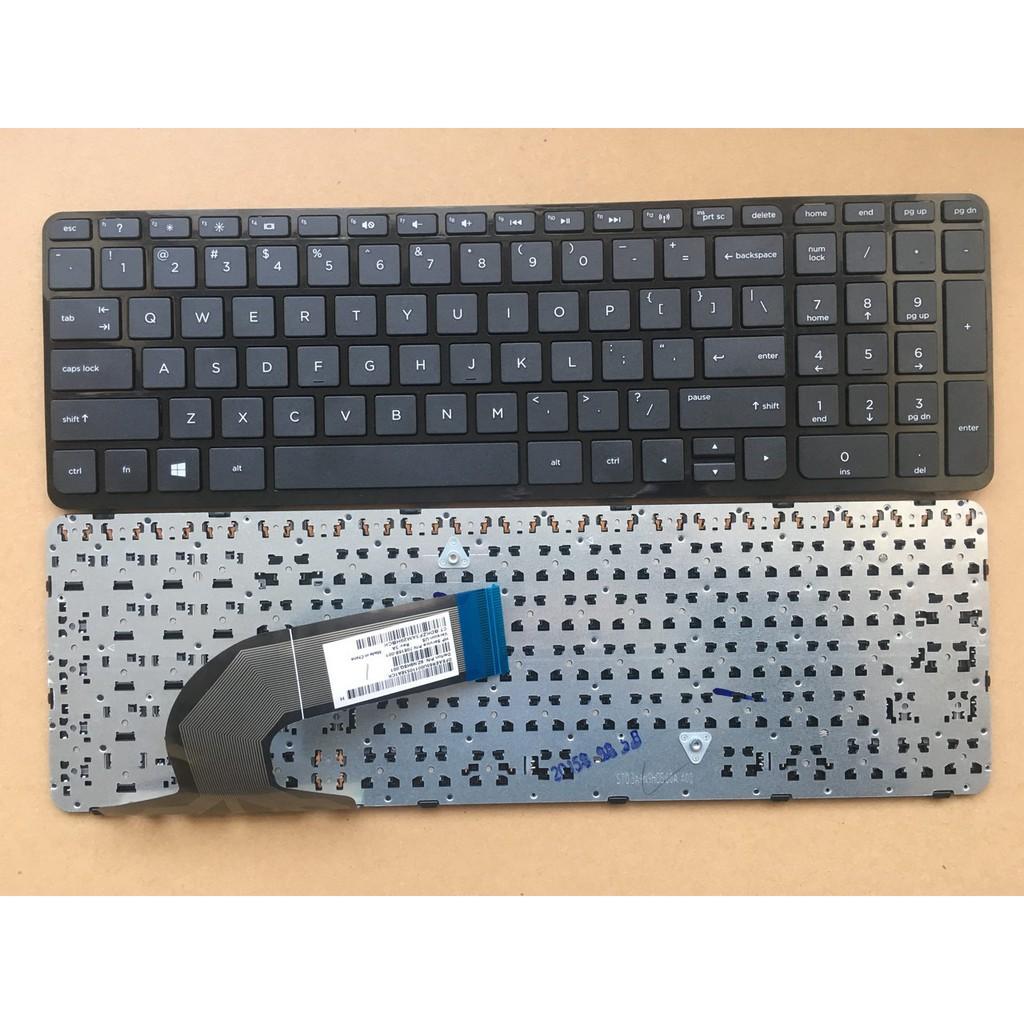 (KEYBOARD) BÀN PHÍM LAPTOP DÀNH CHO HP 15-E000 N000 N100 (CÓ KHUNG) dùng cho Pavilion 15-d000, 15-e000, 15-f000, 15-n000, 15-r000