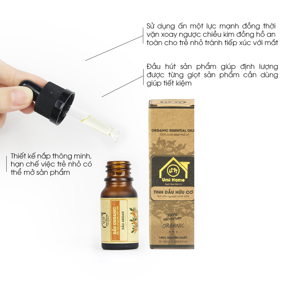 Dầu Argan Nguyên Chất (10ml) UMIHOME