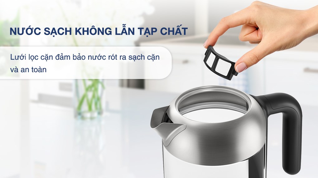 Bình đun siêu tốc Philips 1.7 lít HD9339/80 - Hàng chính hãng
