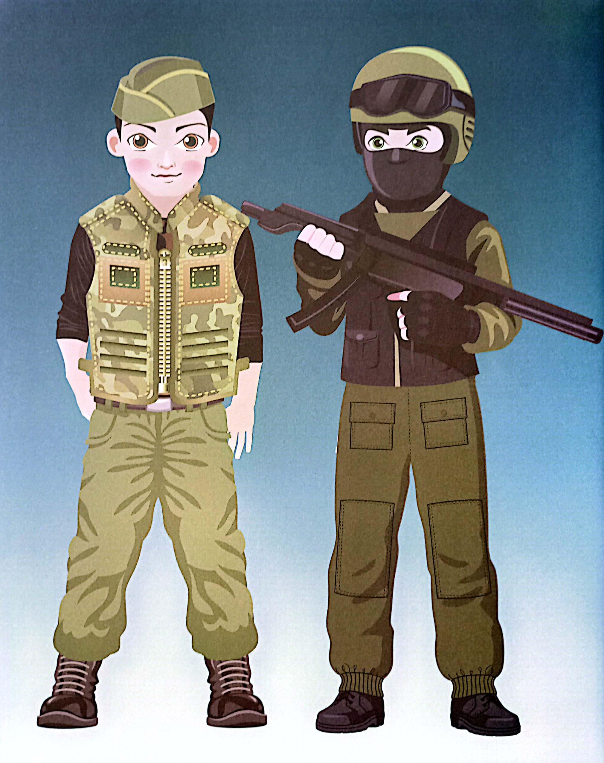 Teamboys Army Colour