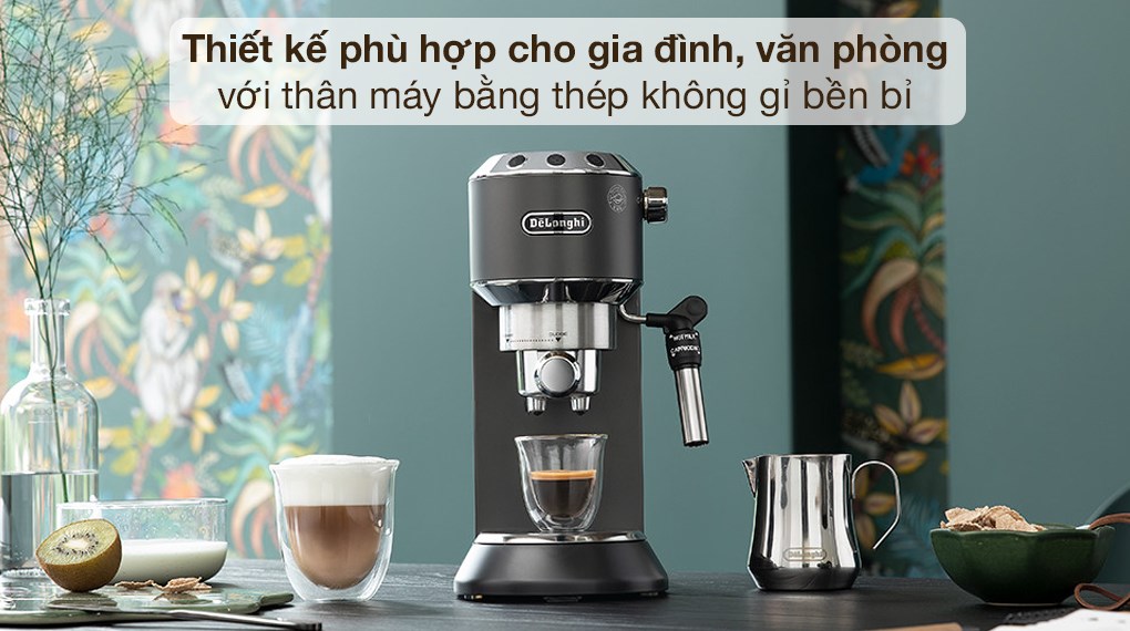 Máy pha cafe Delonghi EC785.GY - Hàng Chính Hãng