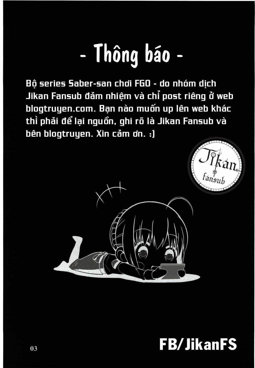 saber-san chơi fgo! chapter 1 2