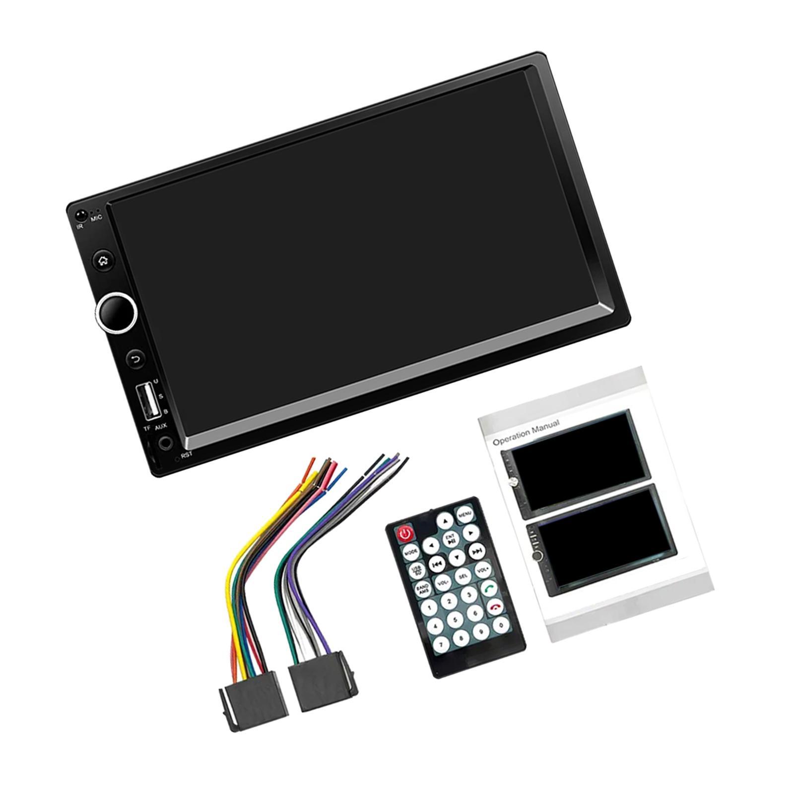 7inch Screen Car  Player Handsfree  FM Radio Remote Control