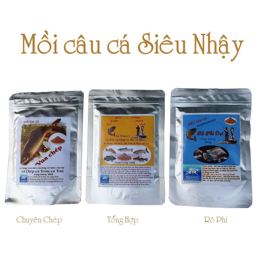 Mồi câu cá trắm, chép, trôi, Rô phi, tổng hợp siêu nhậy MOI-1