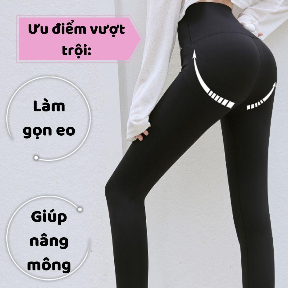 Quần Legging Siêu Nâng Mông, Tôn Dáng co giãn, đàn hồi, cạp cao, thoải mái vận động, TỰ TIN KHOE BODY, HOT