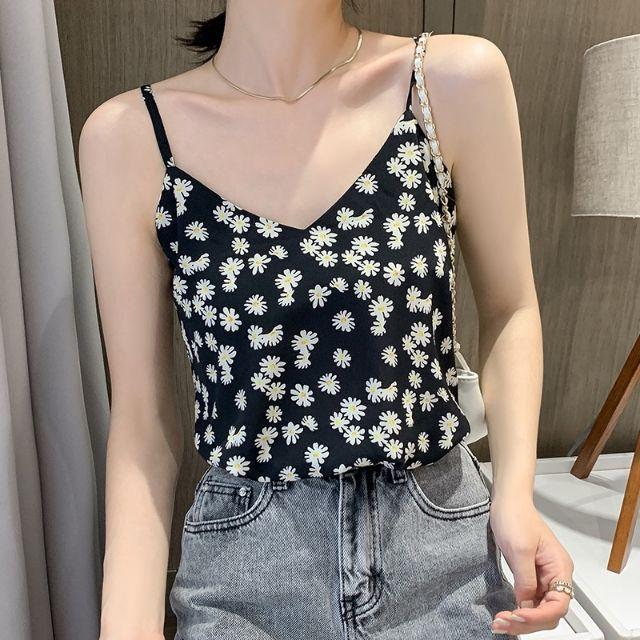 Áo hoa cúc 2 dây (2 màu)