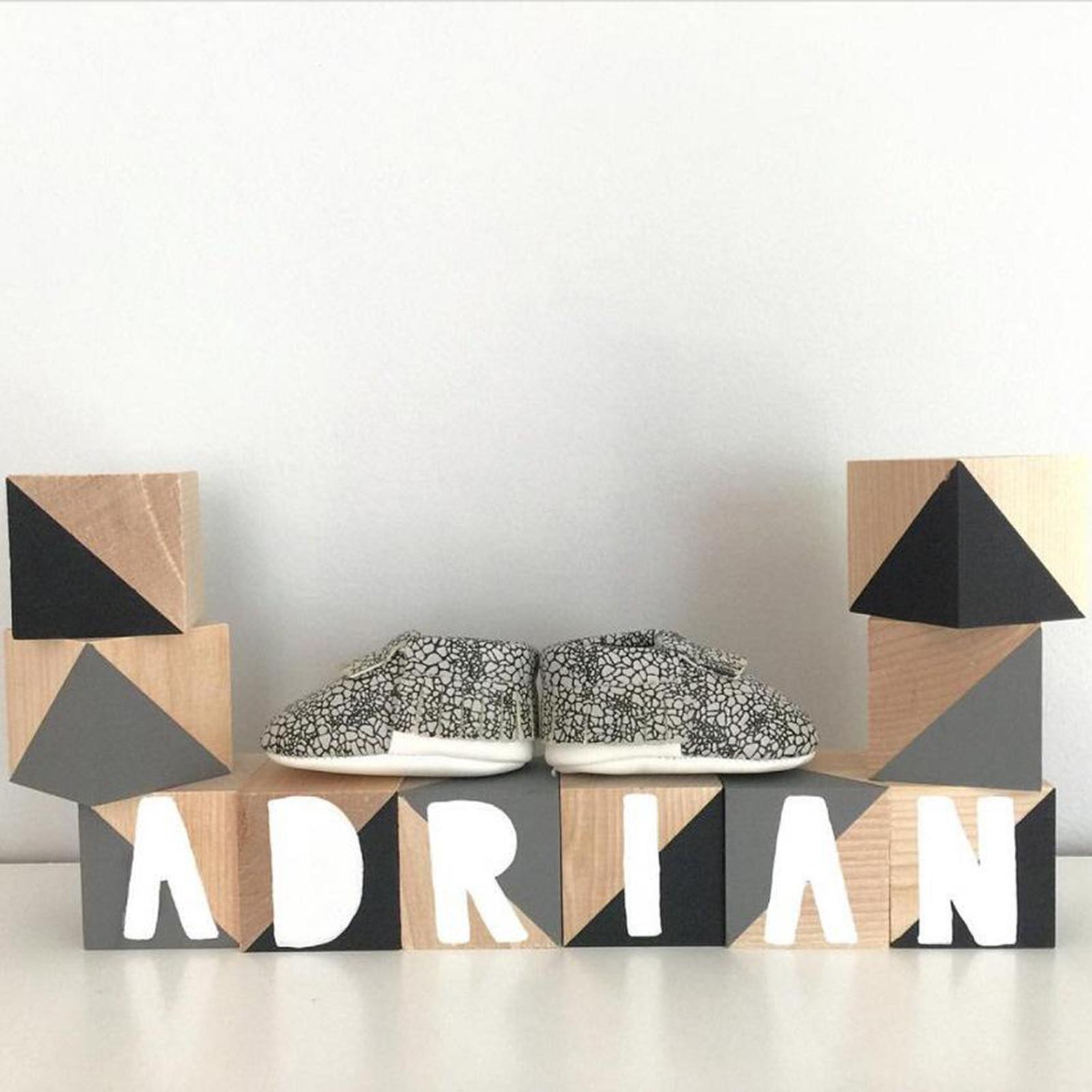 2x10x Unfinished Wooden Blocks Squares Embellishment DIY Craft Modelling 4CM