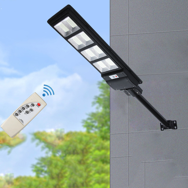 Đèn LED Năng Lượng Mặt Trời - Cảm Biến Chuyển Động Thông Minh - Ánh Sáng Trắng - Tiêu Chuẩn IP65 Chống Thấm Nước - 3 Mức Công Suất - Hàng Cao Cấp Có Điều Khiển Từ Xa