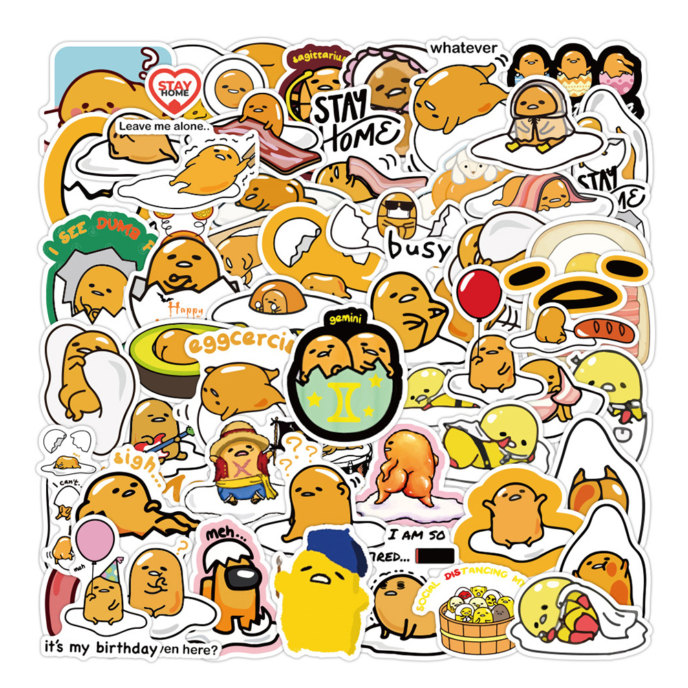 Set 30-60 Trứng Lười Gudetama sticker