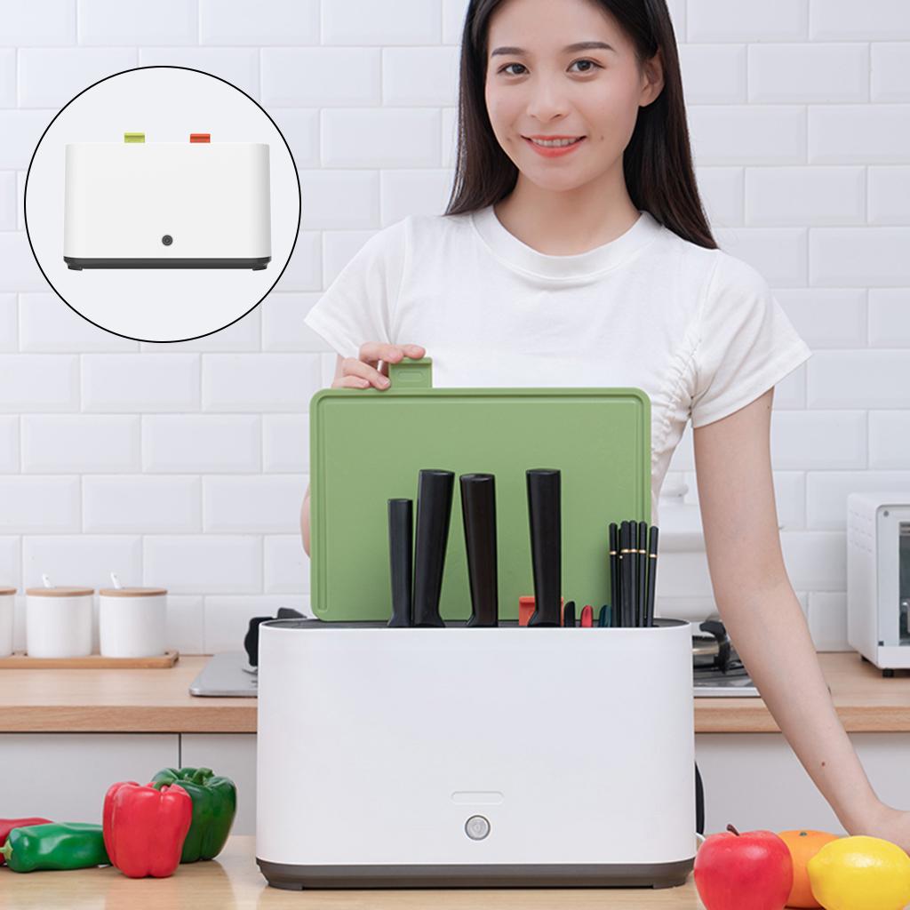 Kitchen UVC Sterilizing Disinfection Machine USB Charging Multi-function Kitchen  Holder Organizer Drying Rack