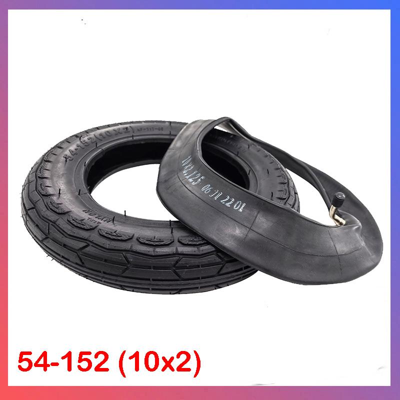 Chất lượng tốt 10x2 dày khí nén và lốp bên ngoài (54-152) 10x2 cho lốp xe tay ga điện 10 inch Color: inner tube