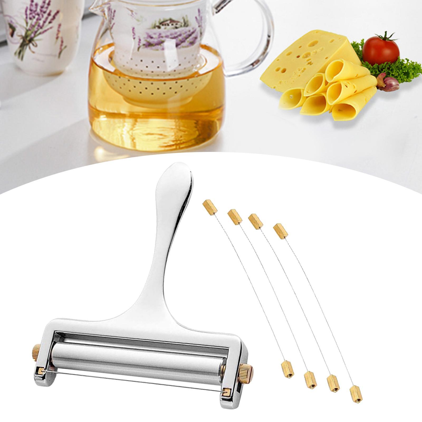Cheese Slicer Kitchen Cooking  for 4 Cutting Wires Included