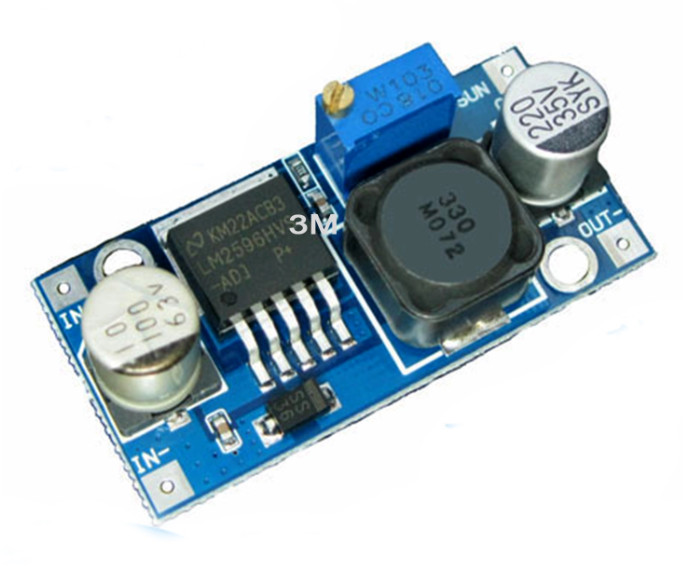 Module Hạ Áp Buck DC-DC LM2596HVS IN 5-48V 3A