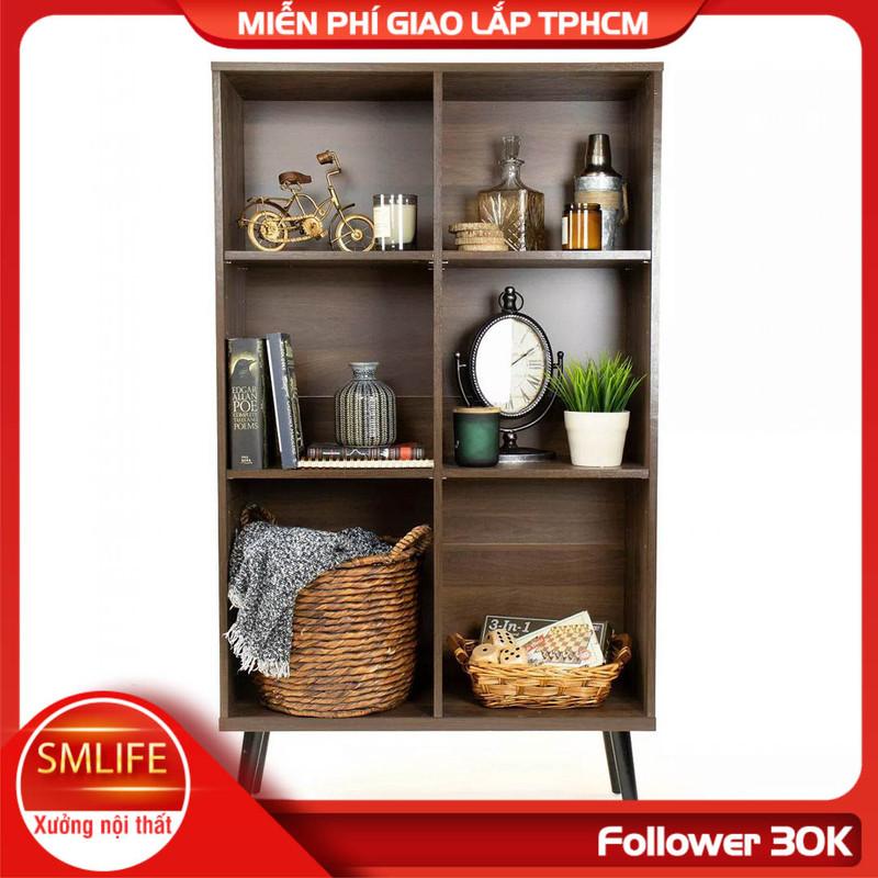 Kệ sách bằng gỗ kiểu dáng nhỏ gọn SMLIFE Birla