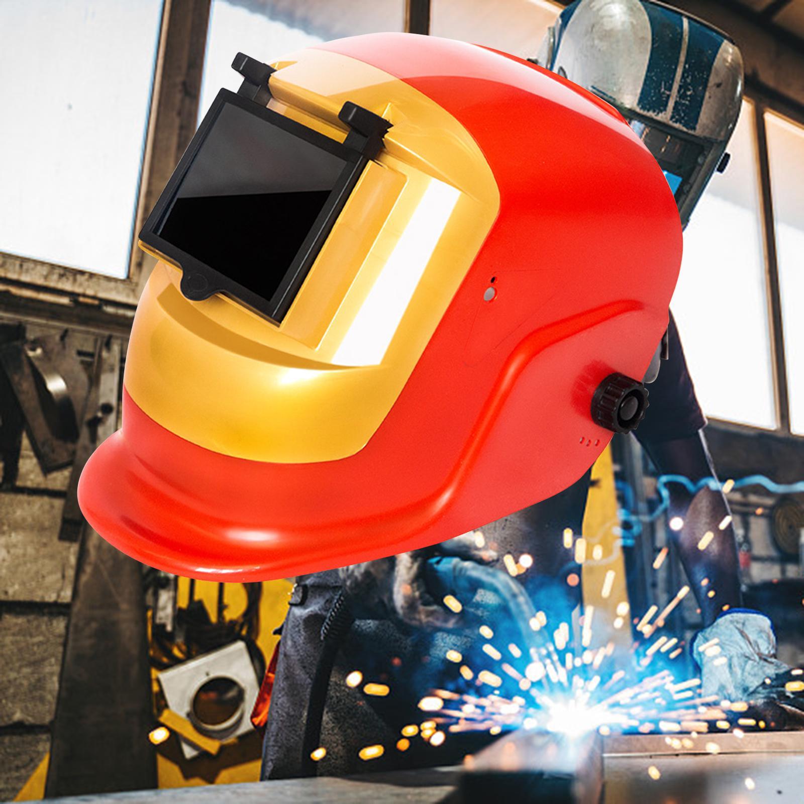 Auto Welding Hood Adjustable Heat Resistant Large View Portable