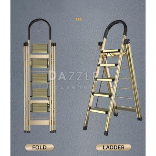 Thang Kiêm Giàn Phơi Quần Áo Drying Ladder Hợp Kim Nhôm - màu Bạc