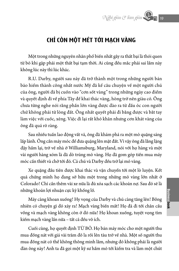 Sách Sức Mạnh Làm Giàu Kỳ Diệu - Nghĩ Giàu & Làm Giàu - Những Nấc Thang Kỳ Diệu Chạm Đến Thành Công Chìa Khóa Thành Công (Napoleon Hill)