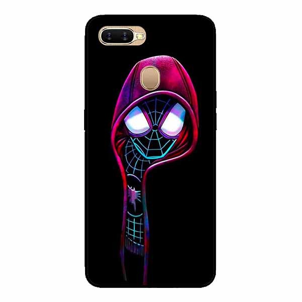 Ốp lưng in cho Oppo F9 / Oppo A7 - 2018 Nhện Đen