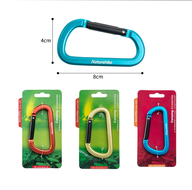 Móc Khóa Chữ D Naturehike 8cm NH15A001-H