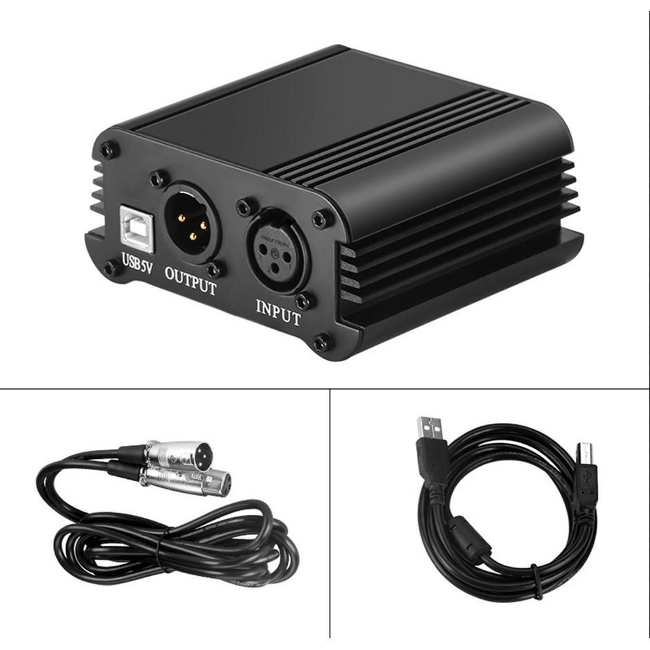 Nguồn Phantom 48V Cổng USB Cho Micro Condenser