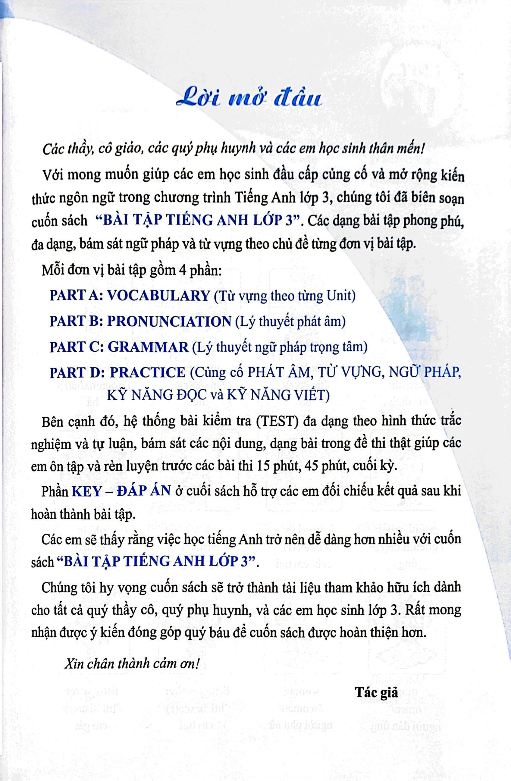 Global Success - Bài Tập Tiếng Anh Lớp 3 - Tập 2 (Có Đáp Án)