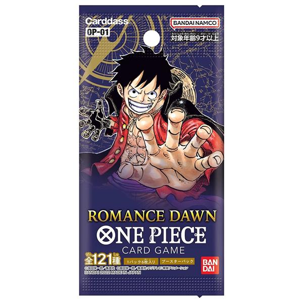 Bộ Cờ Chiến Thuật One Piece - Bộ Cờ Mở Rộng Romance Dawn - Bandai OP-01 (6 Card Ngẫu Nhiên/Túi)